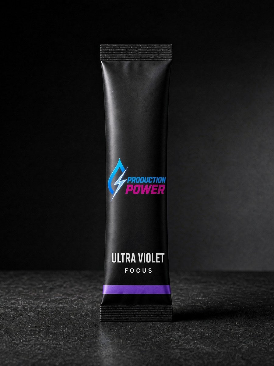 Production Power Ultra Violet stick pack product photo